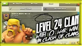 Level 24 Clan with 0 war win 😱 || 938 War loses || Strange Clans #3 || Clashing Space - Strange Clan