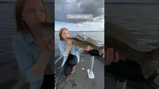 🤫 #fishing #walleye #zander #bassfishing #catchandrelease #girlsfishing  #spinfishing #bass #angler