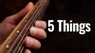 5 THINGS I Wish I'd Known SOONER When LEARNING GUITAR