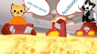 jugando al piso es lava con pelusa | ¿sobreviviremos?