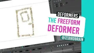 DEFORMERS - Freeform deformer (AKA cool perspective and textures ! (Harmony)