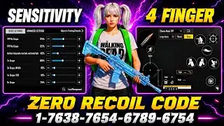 NEW 4.4 UPDATE CODE 🔥 PUBG MOBILE/BGMI SENSITIVITY 2026 😈 | BEST SCOPE SENSITIVITY SETTINGS  