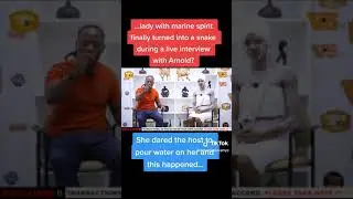 She vanished on live interview😱😱😱 