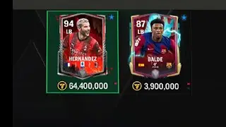 HERNÁNDEZ vs Other LB FC card comparison 🔥🔥 #fifa #fifamobile #football #soccer #eafc24 #vs