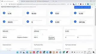 OpenCart 3x Best selling product pairs, most abandoned products and much more
