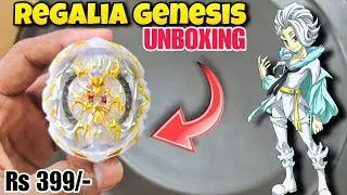 regalia genesis beyblade unboxing and review | pocket toon