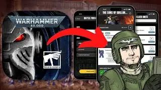 КАК СОЗДАТЬ РОСТЕР АРМИИ WARHAMMER 40.000 в официальном приложении