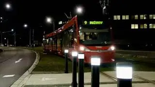 Пешеходна пътека на ново трамвайно трасе в Братислава