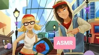 ASMR - Разговоры ни о чем - шёпот,жвачка, мобильная игра