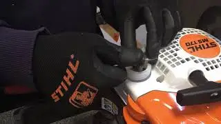 How to change the fuel filter on a Stihl 180