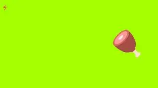 chicken non veg | green screen animation