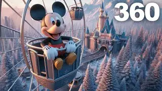 Disney 100 Years ✨️ Ferris Wheel with Mickey in Disneyland 360