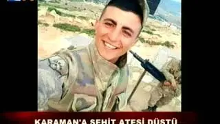 Karaman'a Şehit Ateşi Düştü