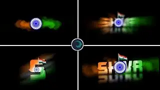 3D Name Art Video editing in independence day video editing app alight motion