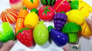 Изучаем названия фруктов и овощей || Развивающий мультфильм для малышей || Изучаем цвета