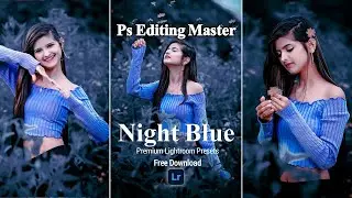 Night Blue Lightroom Presets Free Download DNG & XMP File | Lightroom Presets | Ps Editing Master |