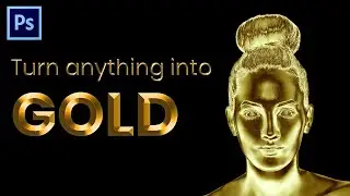 Gold Effect in Photoshop | Turn Anything into GOLD | Gold color in Photoshop CC