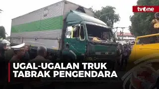Ugal-Ugalan! Truk Tabrak Belasan Pengendara | tvOne