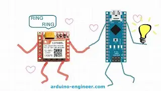🚩Arduino SIM800 incoming call ATA #03