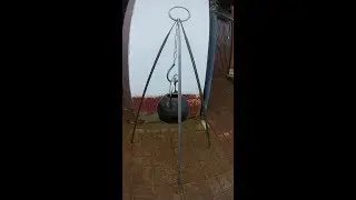 ДЛЯ КОТЕЛКА, ПИКНИКА, КЕМПИНГА ТРЕНОГА СВОИМИ РУКАМИ