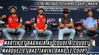 QUI VA POUVOIR DÉCROCHER LE TITRE DE MOTOGP? MARQUEZ ET BASTIANINI TOUJOURS DANS LE COUP?