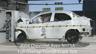 2004-2006 Chevrolet Aveo / Pontiac Wave NHTSA Full-Overlap Frontal Crash Test