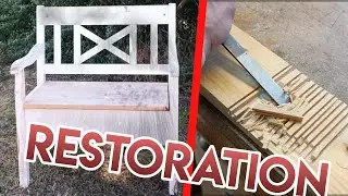 Gartenbank Restoration + ein kleines UPGRADE