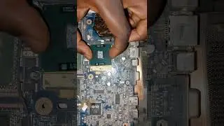Removing Intel Processor from old Laptop Motherboard #shorts #computer #processor