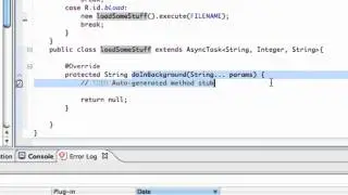 Android Developing Applications Tutorial   101   Async Task class to load stuff