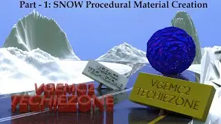 Blender || Snow Procedural Material apply in Projects - Part 1