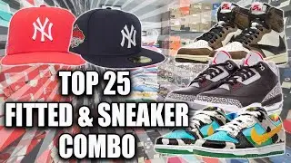Incredible Sneaker and Fitted Hat Combos!  Sneakerheads meet Crazy Hat Collectors!