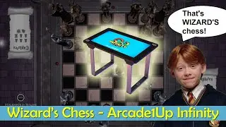 Harry Potter Wizard's Chess on the Arcade1Up Infinity Game Table review