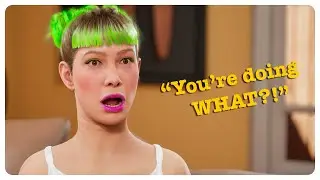 She helped her Dad make a dating profile (gross)