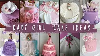 Cake design for baby girl 2023 || birthday cake 2023| baby girl cake 2023 