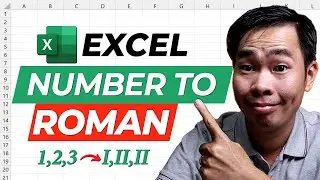 2 Tricks to Convert Number to ROMAN in Excel | Excel Hack