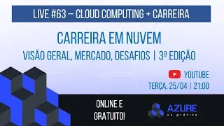 Live #63: Carreira em Nuvem - visão geral, mercado, desafios
