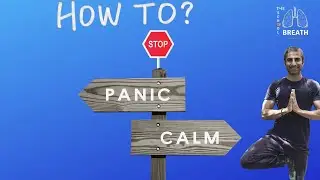 How to Stop a Panic Attack  with Simple Breathing Exercise I Relieve Stress & Anxiety