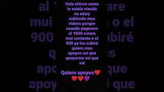 os quiero ya quiero mas apoyó