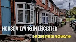 House viewing for student accommodation  near Leicester University short Video