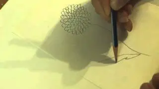 Рисуем быстро и просто.Как нарисовать цветок Астру