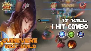 Savage! Best Build Guinevere 2021 | Guinevere Gameplay 2021 | Guinevere Anti Regen Build | MLBB