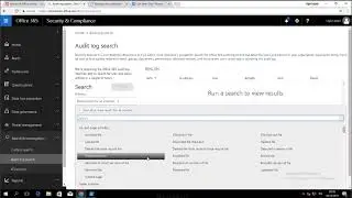 08 - Auditing in the Office 365 Security and Compliance Center