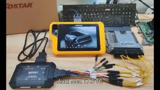 OBDSTAR X300 Classic G3 Delivers Audi MED17.5 TC1766 Reading on Bench