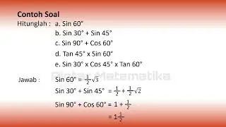 Trigonometri Sudut-Sudut Istimewa @pintar matematika