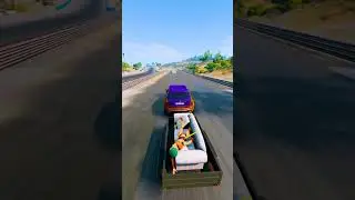 Внук и Дед - Побег от ПОЛИЦИИ  в beamng в Бименджи драйв