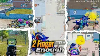 2 finger godlike clutches 🔱 BGMI GAMEPLAY