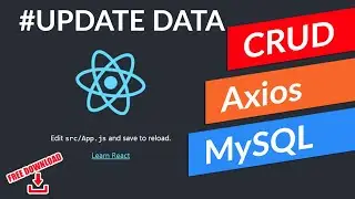 Update Data ReactJS - Tutorial CRUD React JS Axios MySQL (STEP 5)