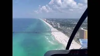 Helicopter Ride Over Panama City Beach. Absolutely Beautiful!!#adventure #florida #pcb