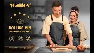 WALFOS French Rolling Pin for Baking