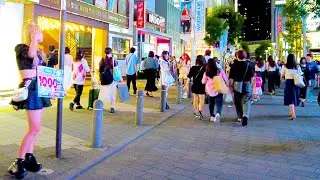 Ikebukuro in Tokyo 🐶🍻Enjoy Night Animate♪ 💖4K Nonstop 1 hour 01 minutes